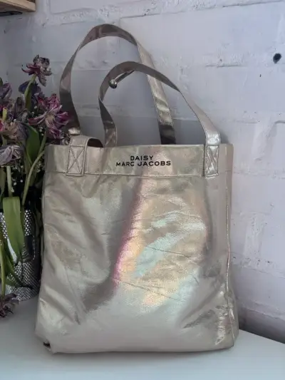Bolso tote dorado Daisy Marc Jacobs - miniatura 1