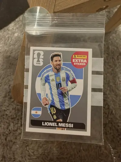 Láminas Extra Sticker Messi Silver - miniatura 1