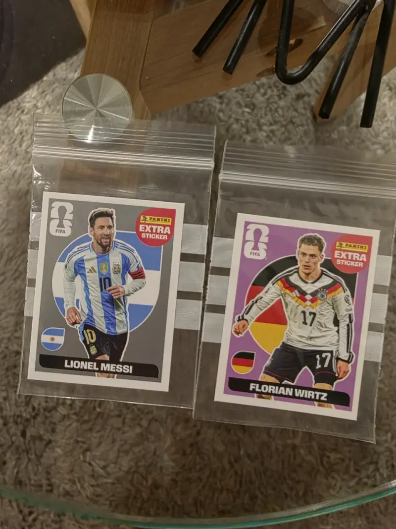 Láminas Extra Sticker Messi Silver - 3