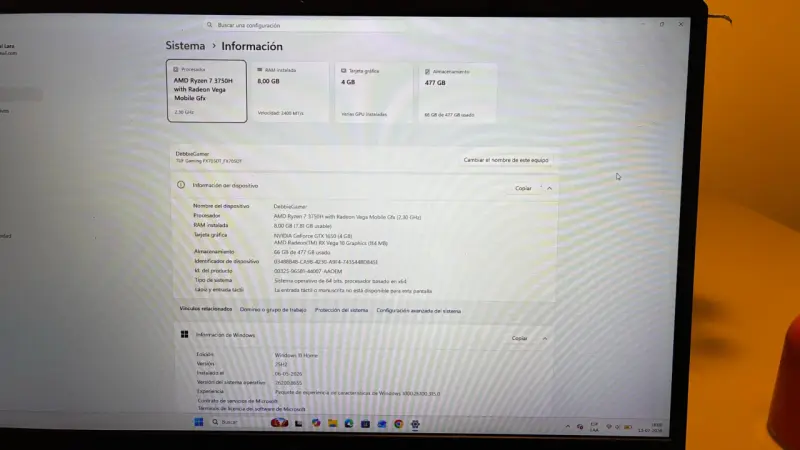 Laptop ASUS negra en buen estado - 5