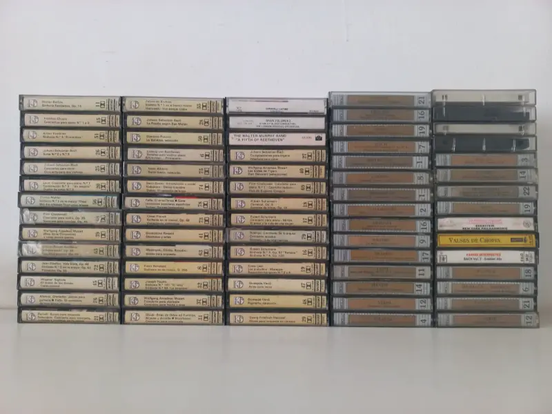 Colección de 72 casetes de música clásica - 1