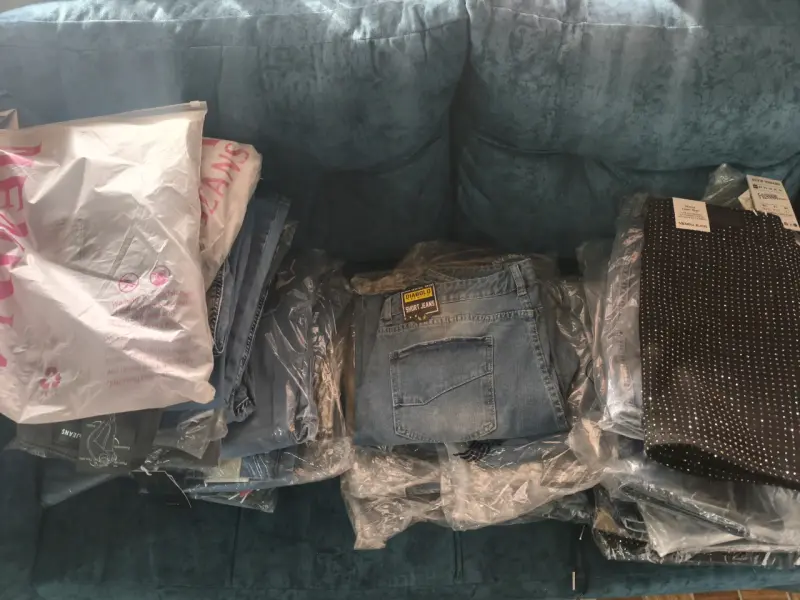 Lote de jeans y pantalones variados - 1