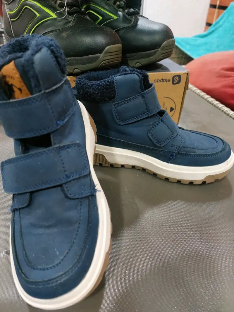 Botas de invierno para niños azul marino - 1