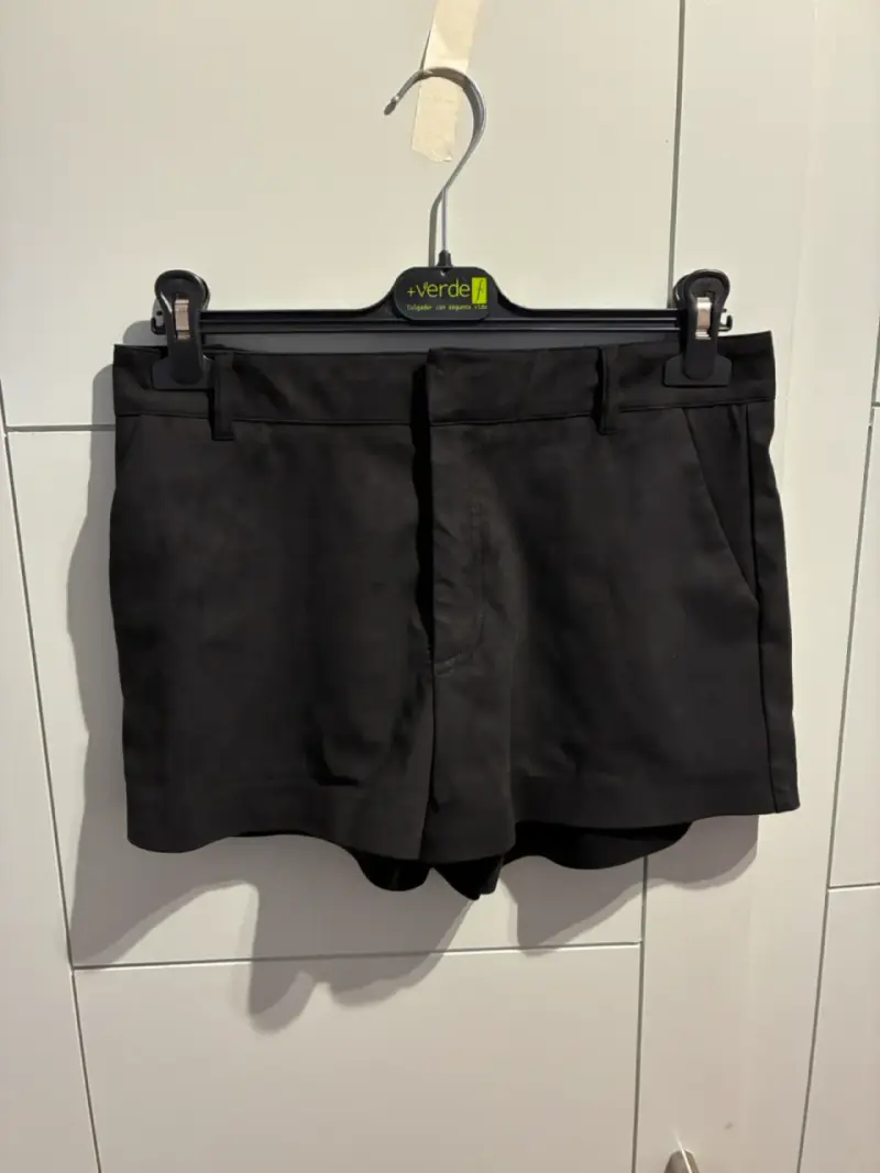 Shorts Zara mujer efecto piel Ante - 1