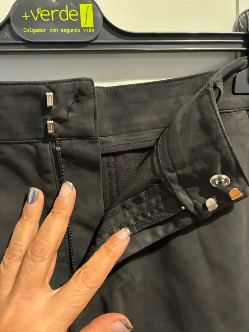 Shorts Zara mujer efecto piel Ante - 4