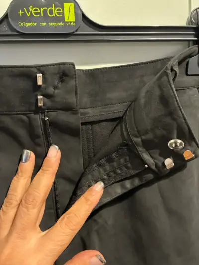 Shorts Zara mujer efecto piel Ante - miniatura 4