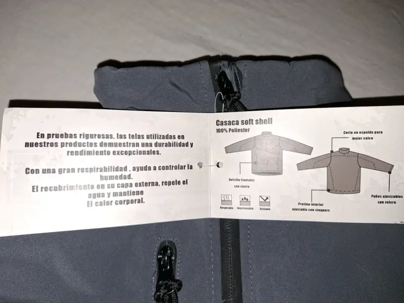 Casaca Softshell Impermeable NUEVA con etiquetas - 4