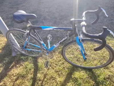 Bicicleta de carretera Oxford Racing azul - miniatura 1