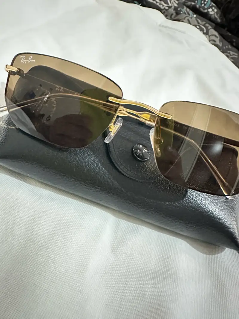 Anteojos de sol Ray-Ban RB3768 dorados - 2