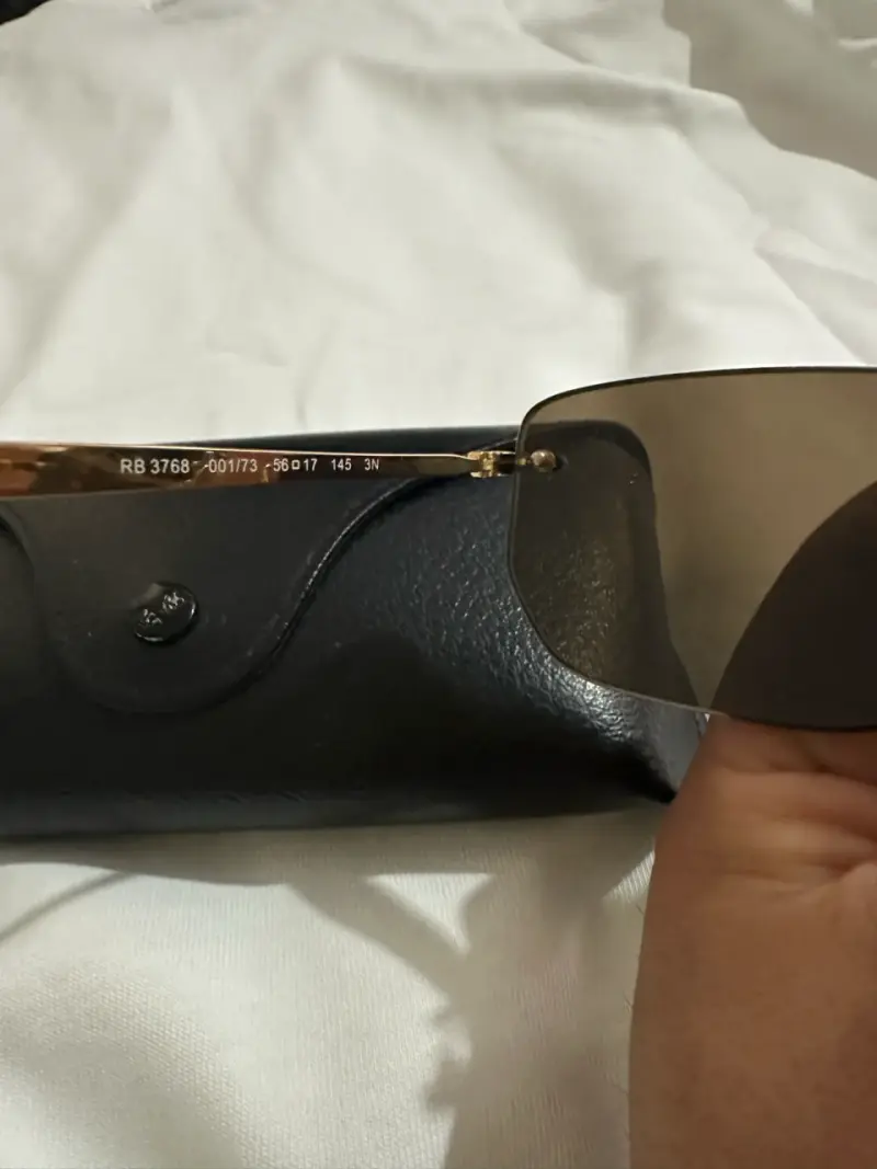 Anteojos de sol Ray-Ban RB3768 dorados - 4