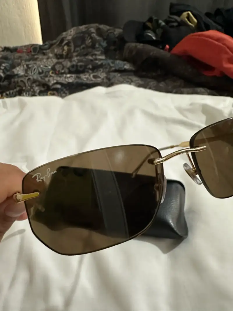 Anteojos de sol Ray-Ban RB3768 dorados - 5