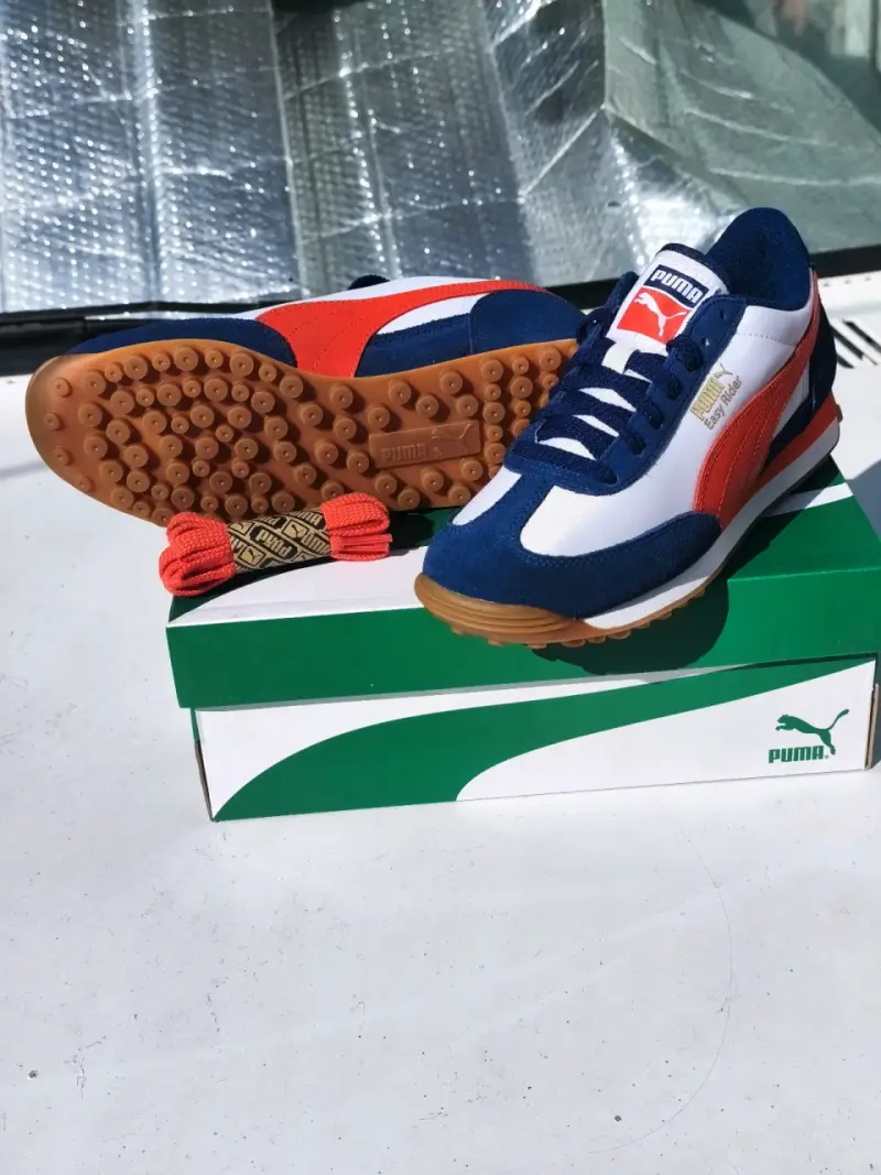 Zapatillas Puma Easy Rider azul y rojo - 2