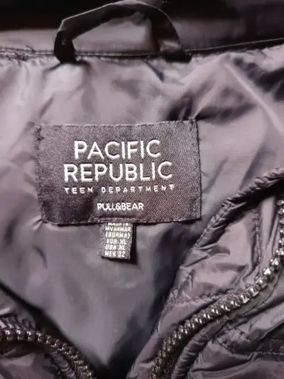 Parka acolchada negra Pacific Republic - miniatura 3