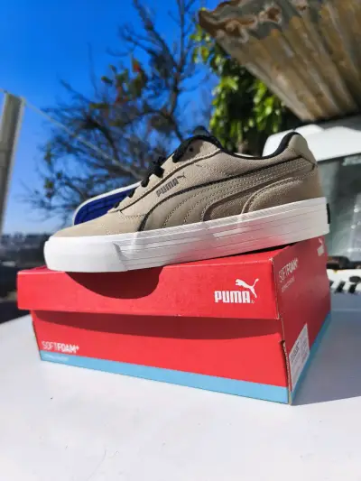 Zapatillas Puma beige con tecnología SoftFoam+ - miniatura 3