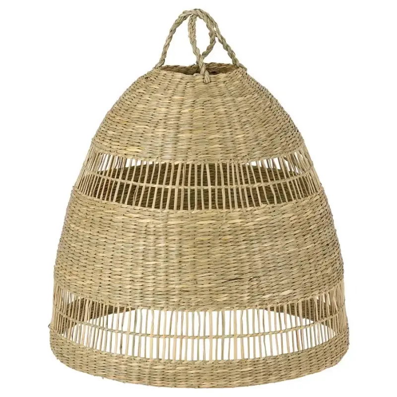 Lámpara colgante de mimbre tejida - 3