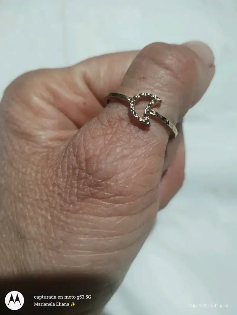 Anillo de fantasía con diseño de luna - 2