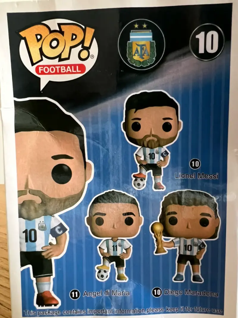 Figura Funko Pop Lionel Messi fútbol - 3