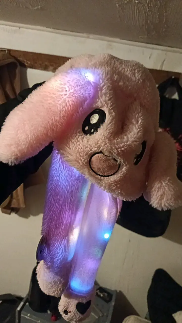 Gorro de conejo con luces LED - 2