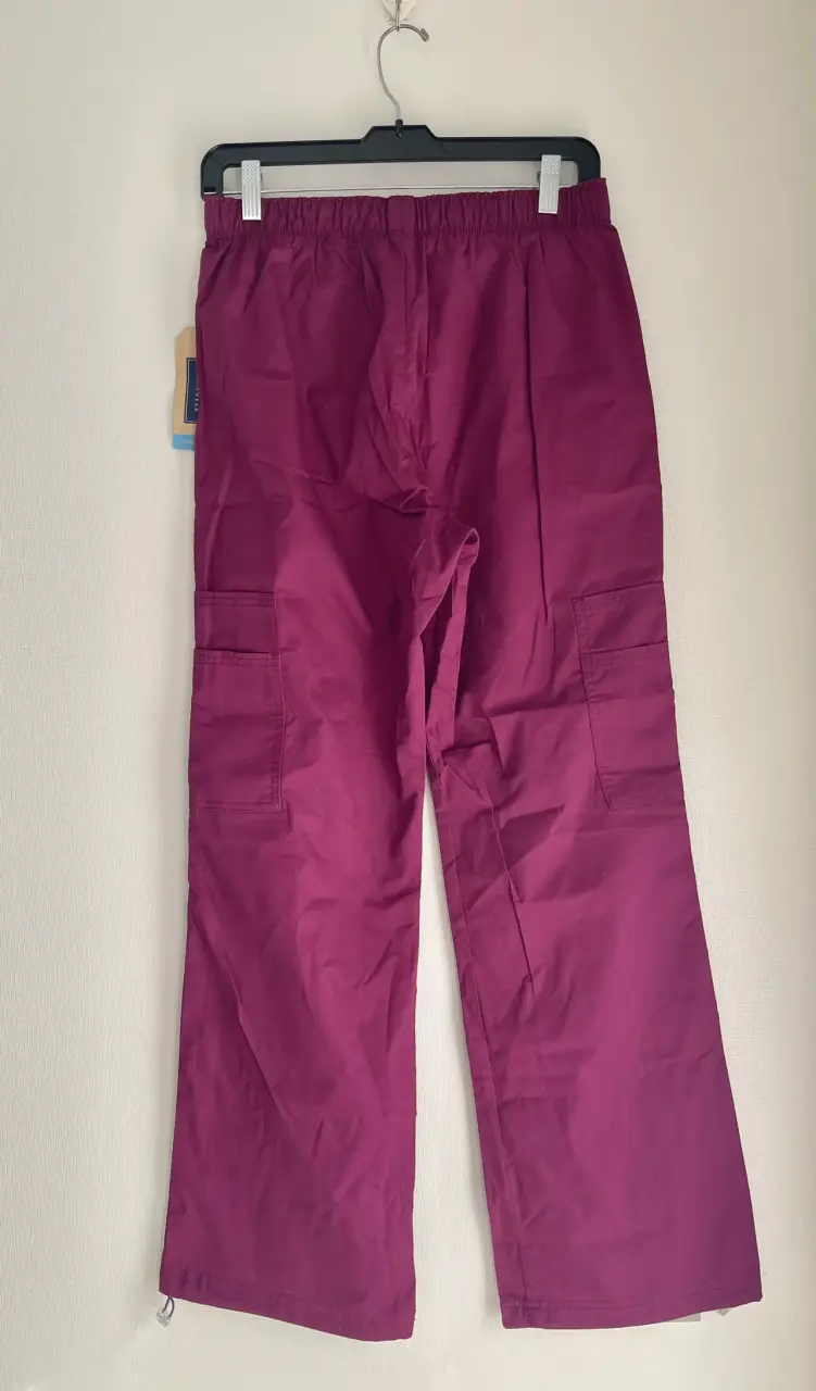 Pantalones cargo uniforme  Cherokee burdeo - 2