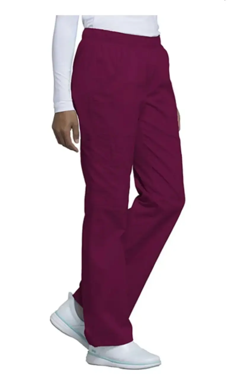 Pantalones cargo uniforme  Cherokee burdeo - 3