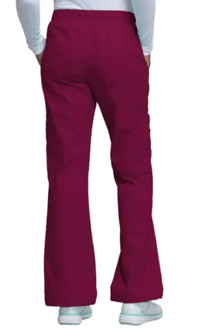 Pantalones cargo uniforme  Cherokee burdeo - miniatura 4
