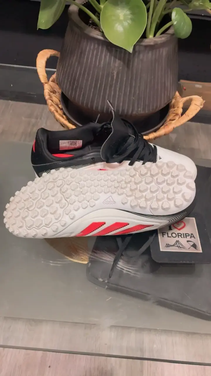 Zapatillas deportivas blancas con rojo modelo Copa - 3