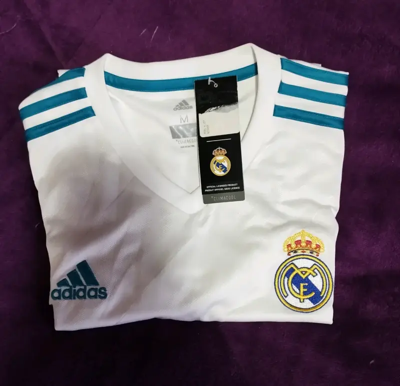 Camiseta Real Madrid Adidas blanca talla M - 4