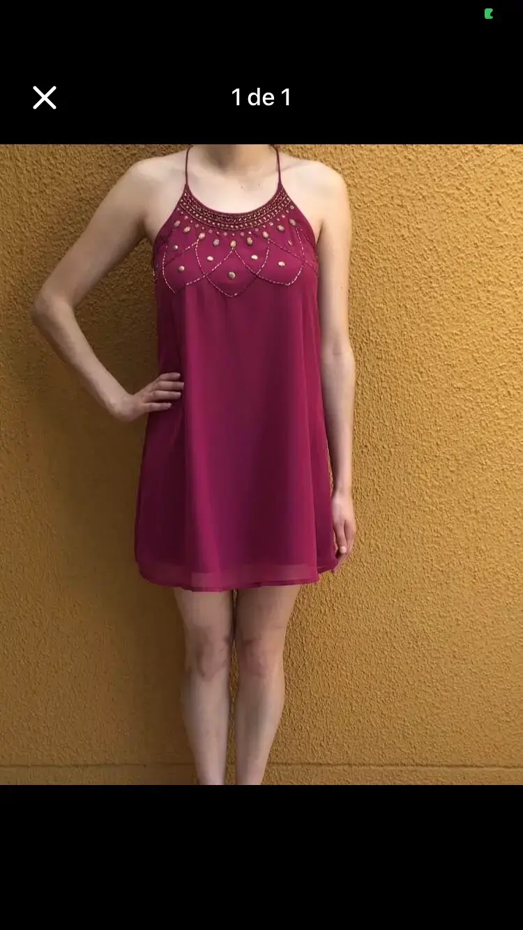 Vestido corto de fiesta