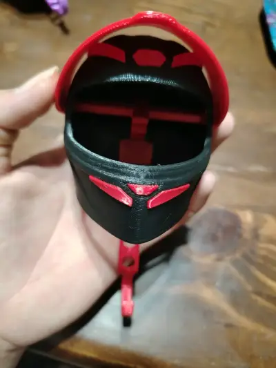 Visores de casco para llaves rojo y morado - miniatura 2
