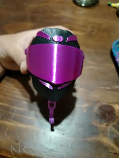 Visores de casco para llaves rojo y morado - miniatura 4