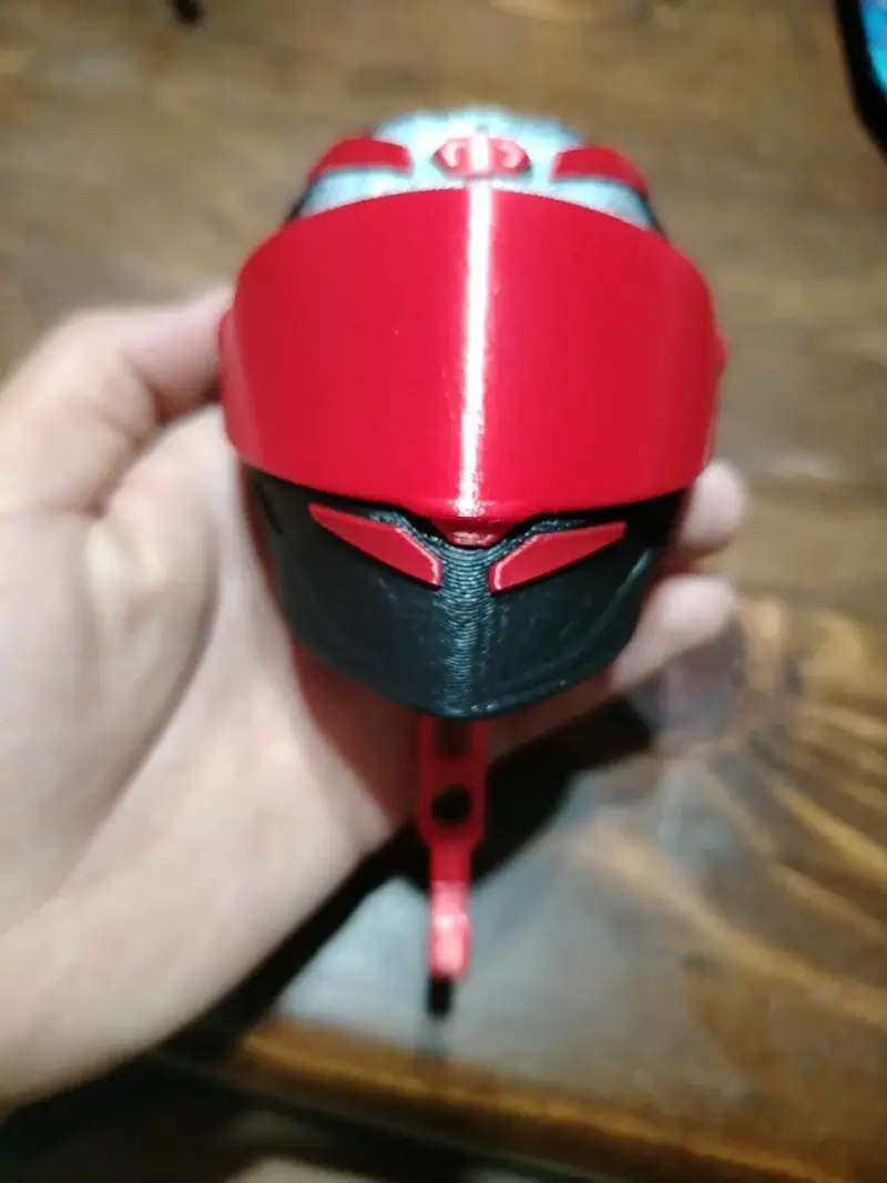 Visores de casco para llaves rojo y morado - 5