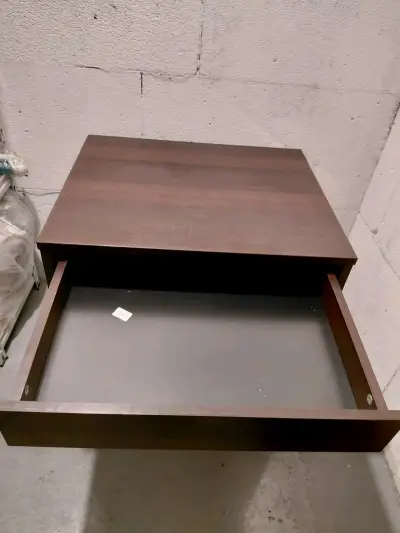 Mueble de almacenamiento de madera con cajón - miniatura 2