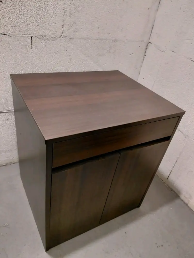 Mueble de almacenamiento de madera con cajón - 4