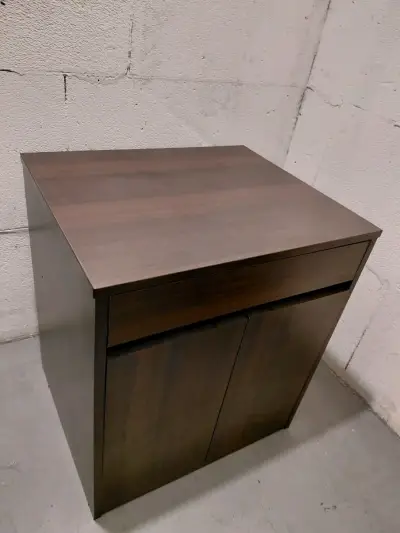 Mueble de almacenamiento de madera con cajón - miniatura 4