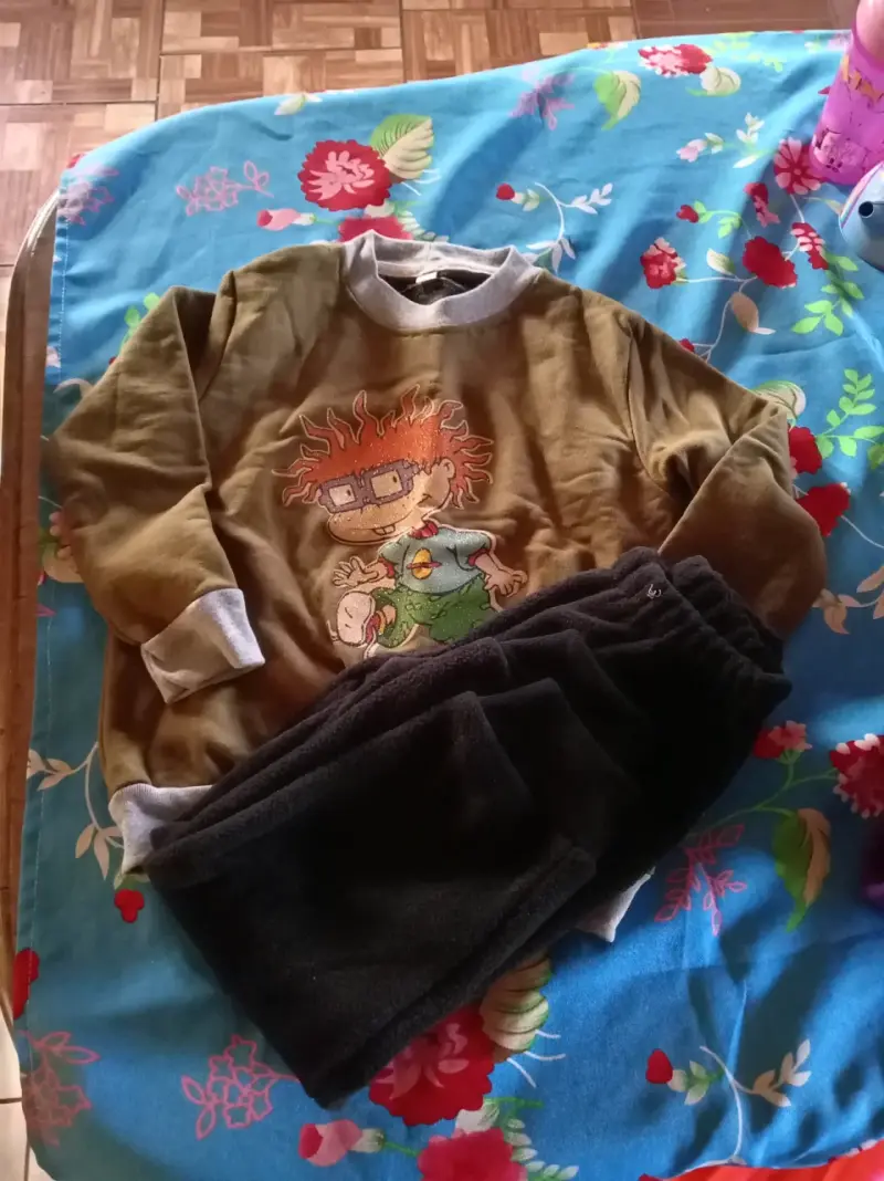 Conjunto de pantalones de polar para niños y niñas - 4