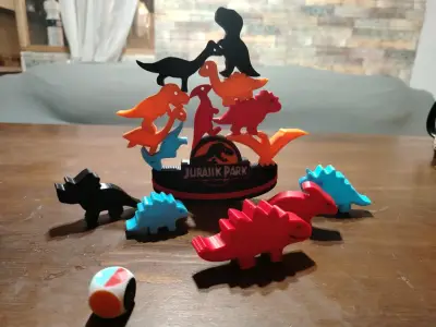 Juego de equilibrio Jurassic Park para niños - miniatura 1