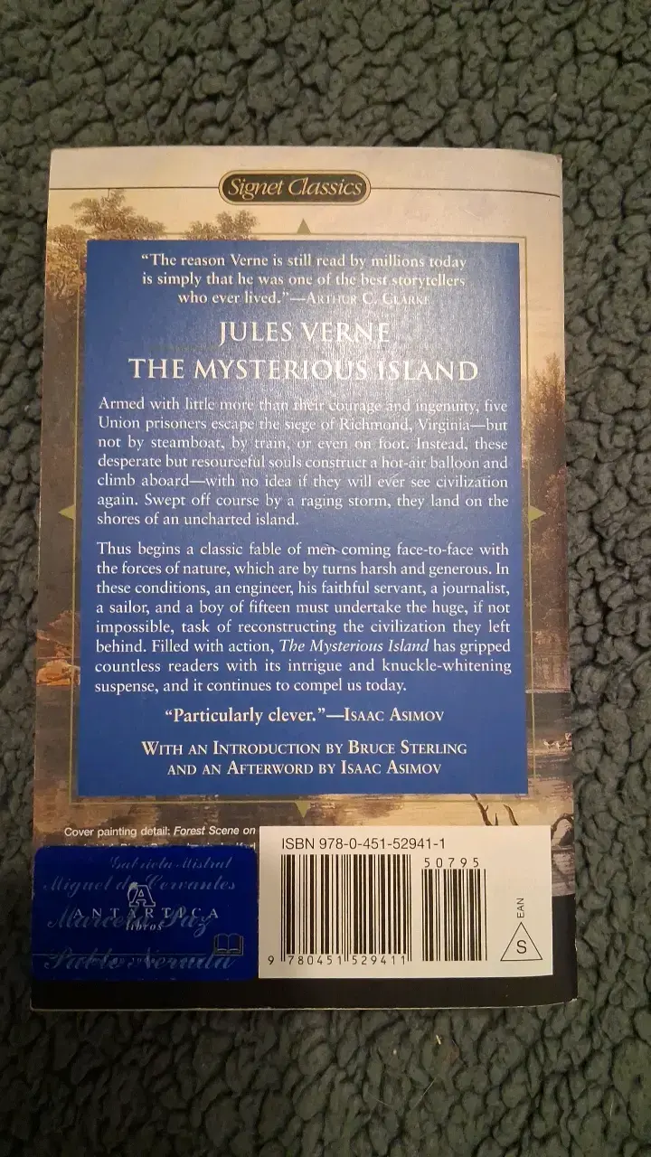 Libro 'The Mysterious Island' de Jules Verne - 2