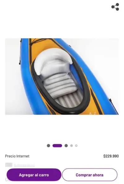 Kayak inflable NUEVO - miniatura 3