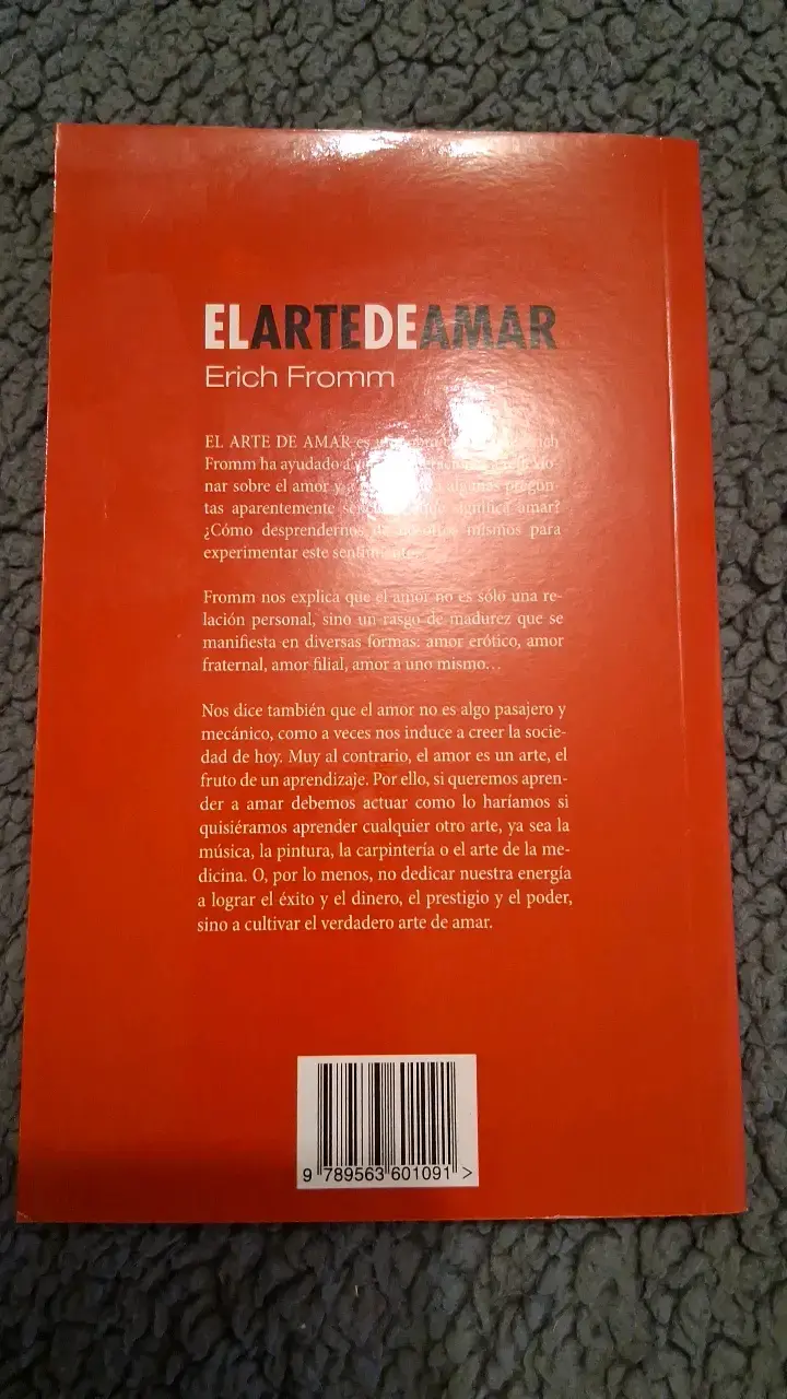 Libro 'El Arte de Amar' de Erich Fromm - 2