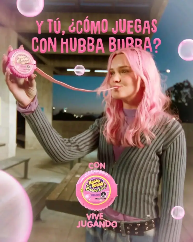 Chicle Hubba Bubba Bubble Tape sabor fresa - 1