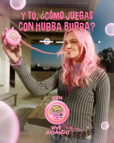 Chicle Hubba Bubba Bubble Tape sabor fresa - miniatura 1