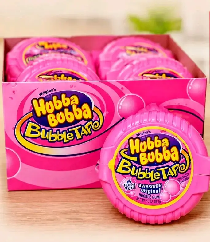 Chicle Hubba Bubba Bubble Tape sabor fresa - 2