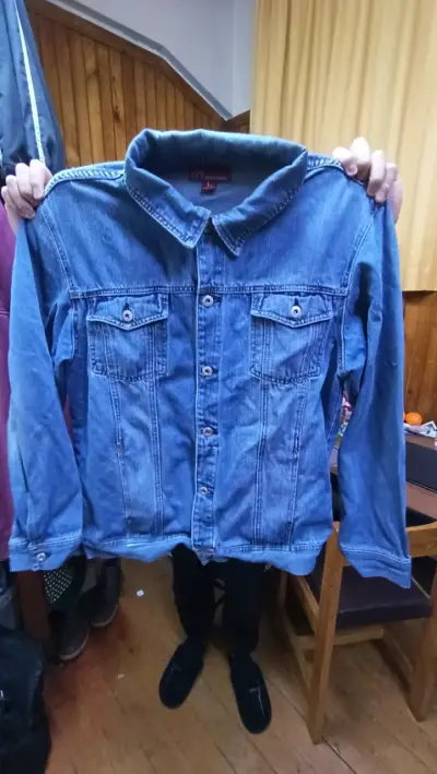 Americanino chaqueta de mezclilla talla L - miniatura 1