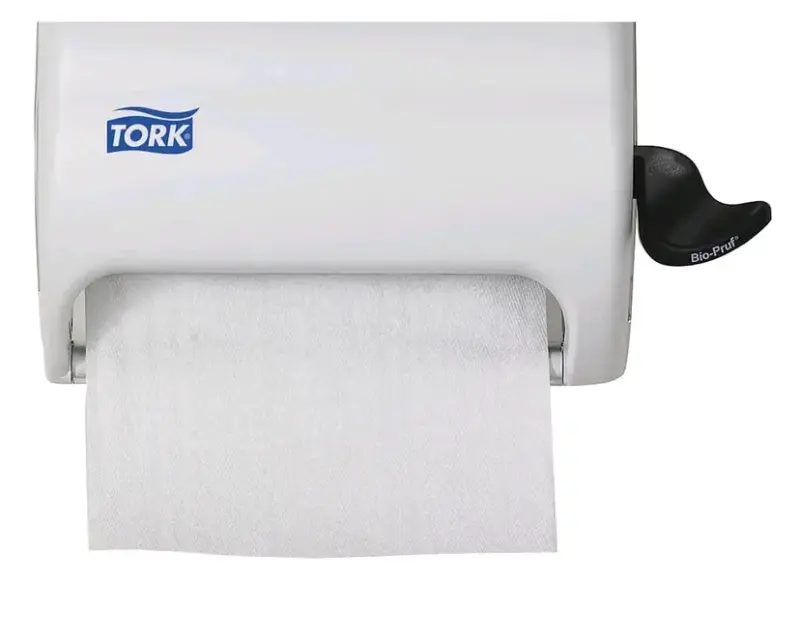 Dispensador de papel Tork blanco manual - 2
