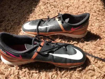Zapatillas de fútbol Nike Phantom negras - miniatura 2