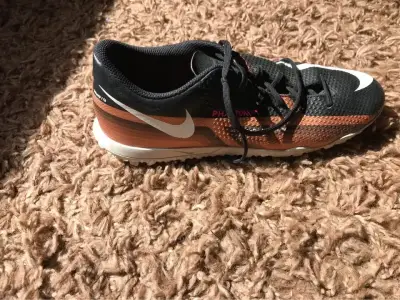 Zapatillas de fútbol Nike Phantom negras - miniatura 3