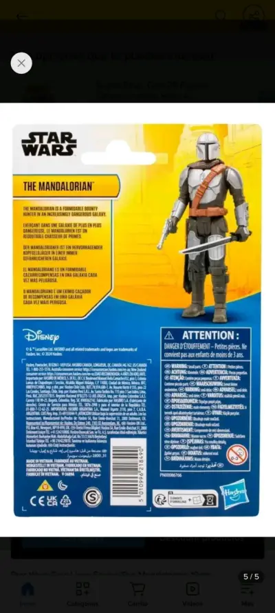 Figura de acción Star Wars The Mandalorian - miniatura 2