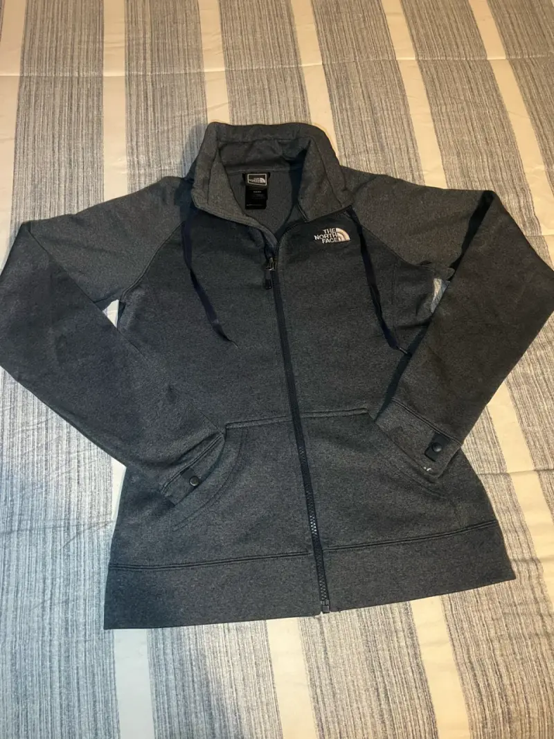 Chaqueta The North Face gris con cierre - 1