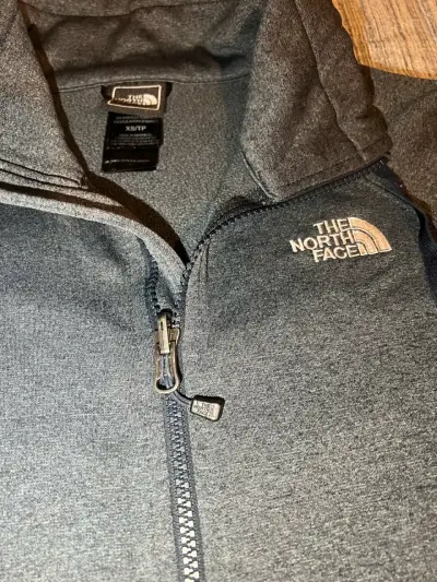 Chaqueta The North Face gris con cierre - miniatura 2