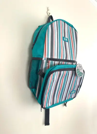 Mochila rayada B-Chic con bolsillos laterales - miniatura 3